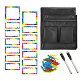 Maxbell Management Pocket Chart Table Reward Distribute for Wall Kindergarten Office