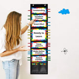Maxbell Management Pocket Chart Table Reward Distribute for Wall Kindergarten Office