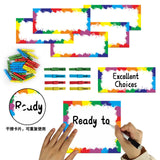Maxbell Management Pocket Chart Table Reward Distribute for Wall Kindergarten Office