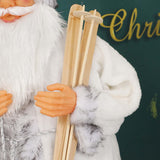 Maxbell Standing Christmas Doll Ornaments Standing Santa for Office Home Decorations 46cm