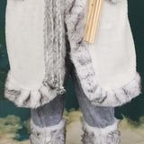 Maxbell Standing Christmas Doll Ornaments Standing Santa for Office Home Decorations 46cm