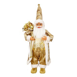 Maxbell Cute Standing Santa Claus Figurine Ornaments Gift Lovely for Holiday Office L