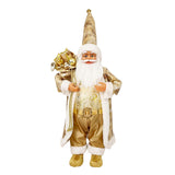 Maxbell Cute Standing Santa Claus Figurine Ornaments Gift Lovely for Holiday Office L