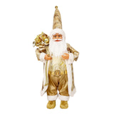 Maxbell Cute Standing Santa Claus Figurine Ornaments Gift Lovely for Holiday Office L