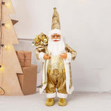 Maxbell Cute Standing Santa Claus Figurine Ornaments Gift Lovely for Holiday Office L