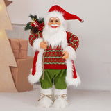 Maxbell Standing Santa Claus Doll Christmas Decoration Collectible Cute Size S