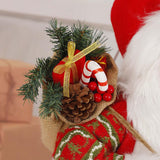 Maxbell Standing Santa Claus Doll Christmas Decoration Collectible Cute Size S