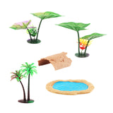 Maxbell Aquarium Simulation aquatic Decor Education Kid Toy for Home Style B