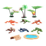 Maxbell Aquarium Simulation aquatic Decor Education Kid Toy for Home Style B