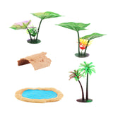 Maxbell Aquarium Simulation aquatic Decor Education Kid Toy for Home Style B