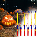 Maxbell 6x Lantern Stick with LED Lantern Rods with Hook for Carnivals Halloween