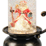 Maxbell Christmas Snowball with Music Battery Powered for Wedding Centerpieces Santa Claus