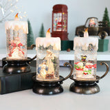 Maxbell Christmas Snowball with Music Battery Powered for Wedding Centerpieces Santa Claus