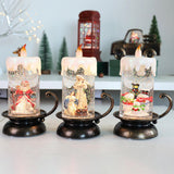 Maxbell Christmas Snowball with Music Battery Powered for Wedding Centerpieces Santa Claus
