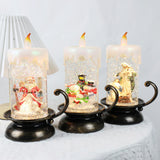 Maxbell Christmas Snowball with Music Battery Powered for Wedding Centerpieces Santa Claus