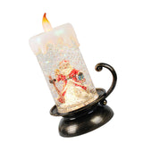 Maxbell Christmas Snowball with Music Battery Powered for Wedding Centerpieces Santa Claus