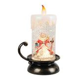 Maxbell Christmas Snowball with Music Battery Powered for Wedding Centerpieces Santa Claus