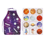 Maxbell Solar System Cognition Apron Early Education Toy for Preschool Children