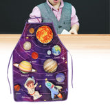 Maxbell Solar System Cognition Apron Early Education Toy for Preschool Children