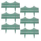 Maxbell 6x Garden Fence Border Edging Landscape Border Durable for DIY Decorative Green