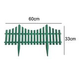 Maxbell 6x Garden Fence Border Edging Landscape Border Durable for DIY Decorative Green