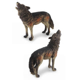 Maxbell 5Pcs Wolf Toys Figures Preschool Gift Simulation Forest Learning for Kids