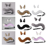 Maxbell Cosplay Costume Furry Costume Accessories Decor for Fancy Party Girl Unisex Brown