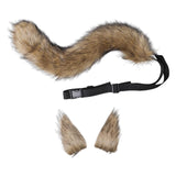 Maxbell Cosplay Costume Furry Costume Accessories Decor for Fancy Party Girl Unisex Brown