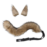 Maxbell Cosplay Costume Furry Costume Accessories Decor for Fancy Party Girl Unisex Brown