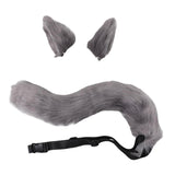 Maxbell Cosplay Costume Furry Costume Accessories Decor for Fancy Party Girl Unisex Gray