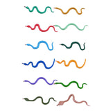 Maxbell 12Pcs Realistic False Snakes for Props Party Favors Boys and Girls