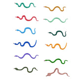 Maxbell 12Pcs Realistic False Snakes for Props Party Favors Boys and Girls