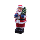 Maxbell Santa Ornament Crafts Gift Miniature Resin for Family Friend Desk Garden