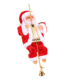 Maxbell Maxbell Santa Climbing Ladder with Music for New Year Gifts Xmas Party Home Door