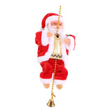 Maxbell Maxbell Santa Climbing Ladder with Music for New Year Gifts Xmas Party Home Door