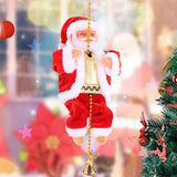 Maxbell Maxbell Santa Climbing Ladder with Music for New Year Gifts Xmas Party Home Door