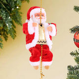 Maxbell Maxbell Santa Climbing Ladder with Music for New Year Gifts Xmas Party Home Door