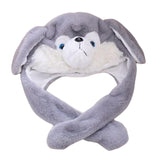 Maxbell Winter Puppy Shaped Plush Hat Accessories Stuffed Hat Lovely for Masquerade