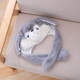 Maxbell Winter Puppy Shaped Plush Hat Accessories Stuffed Hat Lovely for Masquerade