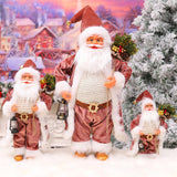 Maxbell Maxbell 45cm Santa Doll Santa Figurines Plush Figure Toys Hotel Holiday Party