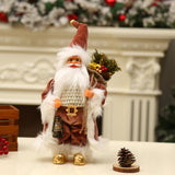 Maxbell Maxbell 45cm Santa Doll Santa Figurines Plush Figure Toys Hotel Holiday Party