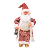 Maxbell Maxbell 45cm Santa Doll Santa Figurines Plush Figure Toys Hotel Holiday Party