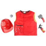 Maxbell Maxbell Firefighter Costume with Complete Firefighter Accessories Role play Set