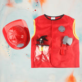 Maxbell Maxbell Firefighter Costume with Complete Firefighter Accessories Role play Set