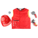 Maxbell Maxbell Firefighter Costume with Complete Firefighter Accessories Role play Set