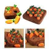 Maxbell Garden Carrot Plush Toy Vegetable Fruit Pull The Carrot Stuffed Toy IQ Toy 4Pcs Carrot