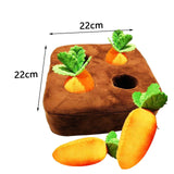 Maxbell Garden Carrot Plush Toy Vegetable Fruit Pull The Carrot Stuffed Toy IQ Toy 4Pcs Carrot