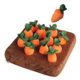 Maxbell Garden Carrot Plush Toy Vegetable Fruit Pull The Carrot Stuffed Toy IQ Toy 12Pcs Carrot