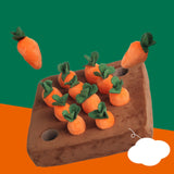 Maxbell Garden Carrot Plush Toy Vegetable Fruit Pull The Carrot Stuffed Toy IQ Toy 12Pcs Carrot