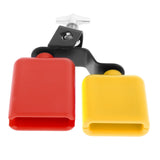 Maxbell Double Mounted Bell Set Noisemaker Percussion Instrument Accessory Style E